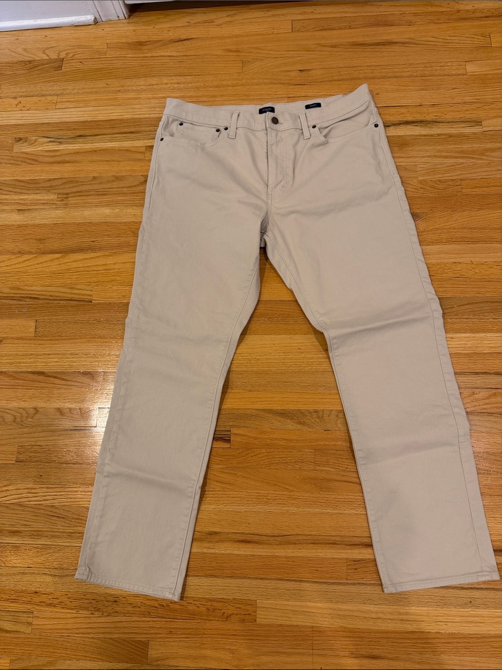 J. Crew Slim Beige Men's Jeans stone color